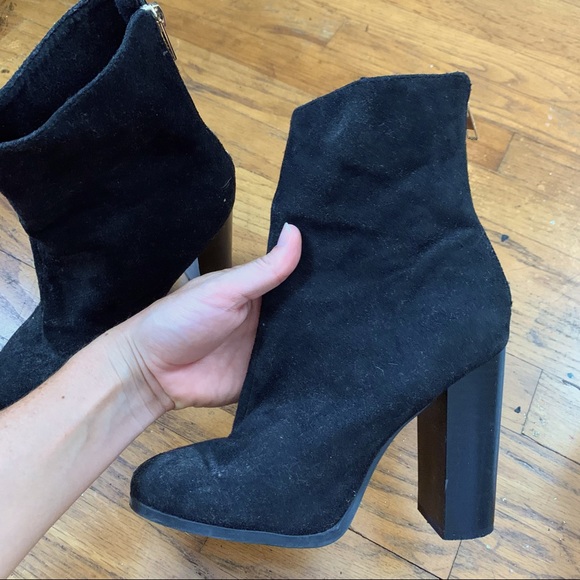Shoes - Black Ankle Boots for Women